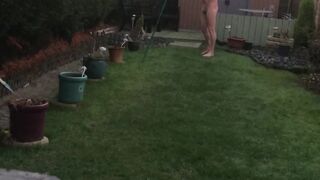 Exposed in the garden