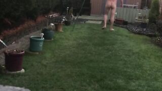 Exposed in the garden