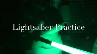 Tits Ross - Lightsaber Practice 1