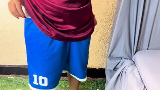 Ebony Masturbating