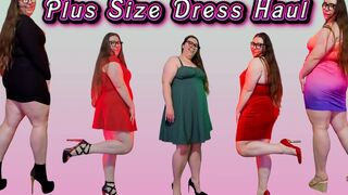 Thick BBW Tries on Dresses & Heels Curvy Plus Size Try-on Haul