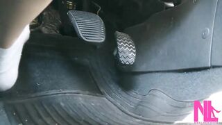 Driving and Pedal Pumping with My Stripped Feet