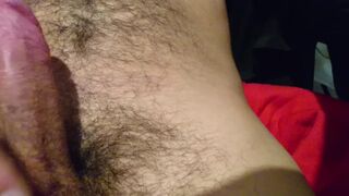 Rubbing my Jock I'm just waking up Close UP