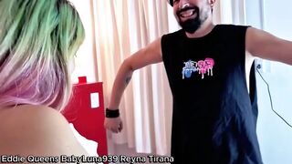 Terrible Thrall BBW MILF Reyna Tirana rides my boyfriend Eddie Queens and dominates him, not expecting that I know. Part 1