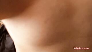 Please cum on my boobs was her wish, and this playgirl was covered in cum. Amateure