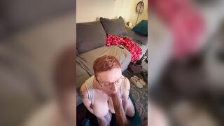 Redhead stepmom sucks step sons Monster Ramrod