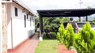 After Jogging I Screw Pretty Beauty Whilst They Are Alone at Their Stepfather's House, Giant Discharge in Their Ass
