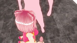 Sakura double penetrated