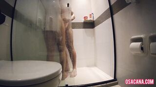 Punching Rolls in the Honey in the Washroom