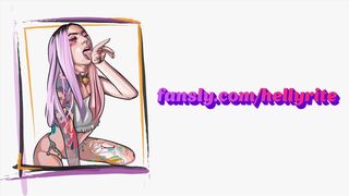 Hard anal scene and fingering couple tattooed girl
