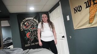 Roommates cheating GF gets a creampie