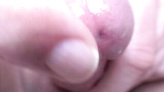 erotic glans massage with fingertip