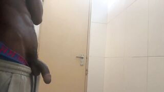 BBC in public bathroom