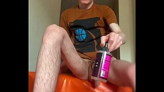 Wrapping The one and the other Hands Around My Giant Weenie To Jerk Off