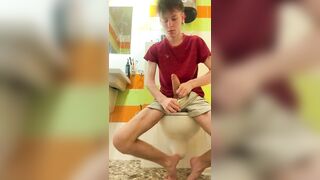 Giant Purple Head Throbbing Whilst I Beat My Meat