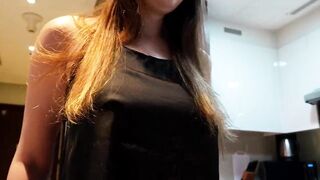 POV: Stepmom Gives Me a Secret Kitchen Oral-sex-job After Staring at My Shlong Below the Table