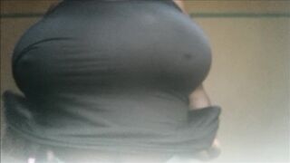 Ebony boob Reveal