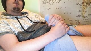 Giant Wang Bulge, Boxers Jerking off! (Dildo Fake Big Knob Fantasy)