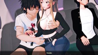 PASSION IN THE CAR WITH MY FRIEND WITH HER PARTNER GAMEPLAY