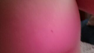 Playing with my anal beads and plug