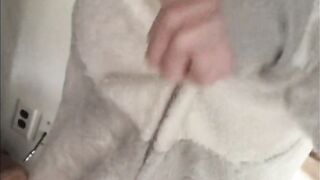 When in doubt, tits out/ Megan hottie gets comfy for bed