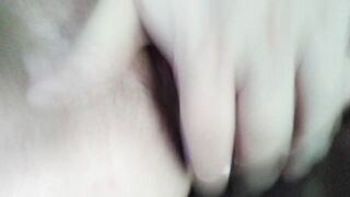 Sex toy in booty during the time that fingering