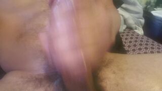 No hands spunk fountain with nipple play