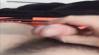 my stepsister wank me thoroughly until I make a big jiclee in her snatch