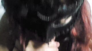 The Doll Loves to Suck the Jock Until All the Cum Comes Out and Swallow It All Down