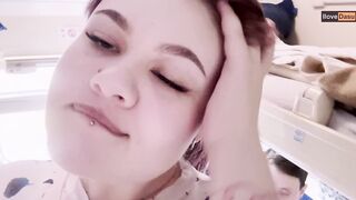 Lewd teen get milkywayed on a teach trip