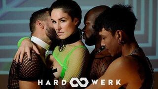 3 Different Angles of GANGBANG BLISS - Slimthick Brunette Feeds Her Wet Vagina With Multipe Schlongs