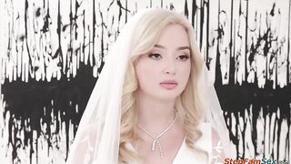 Bride Lexi Lore is shocked that her broinlaw gave her a sex swing.This sweetheart sees hes sad about her reaction and will try it out.The golden-haired lets him bang her