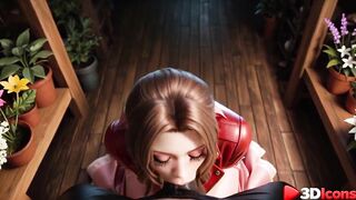 Aerith Gainsborough loves getting banged by a giant black dong [AI]