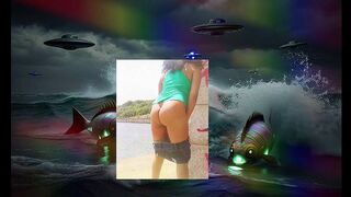 SCI FI PLANET PARODY Solo Female Public Exhibition