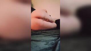 Trans anal stretching with inflatable buttplug