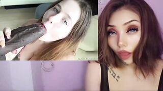 Try her first big black dong, BBC all the way down