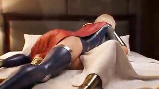 Superhero yuri lesbian kisses dc manga