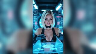 Planet Utoppia's Majority fine AI Generated Cyberpunk Lustful Cuties and Futas