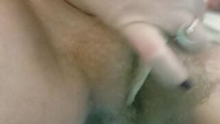 GanjaGoddess69 watches herself and gets moist! Porn review in granny panties
