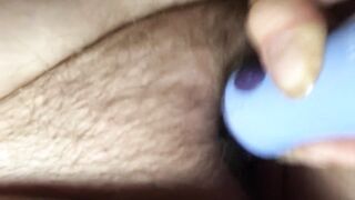 BBW female smokin' and masturbating with wand. obscene talk and huge orgasm