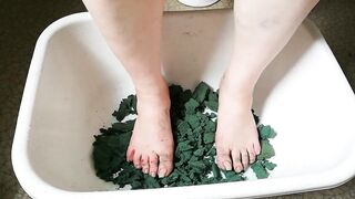 Fun with green foam