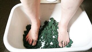 Fun with green foam