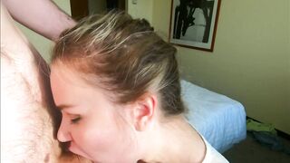 Sloopy Oral sex by a Cute Girl