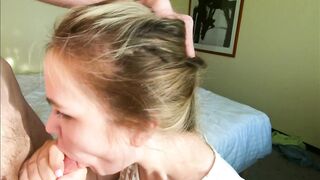 Sloopy Oral sex by a Cute Girl