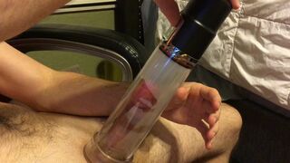 Big Knob gets Pumped followed by solo ejaculation