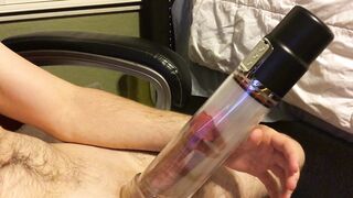 Big Knob gets Pumped followed by solo ejaculation