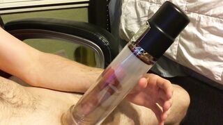Big Knob gets Pumped followed by solo ejaculation