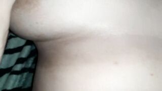 No bang-rubber unprotected breeding sex with my stepsister hairy pussy