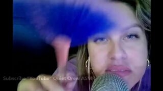 [ASMR] Stipple Brushing Over the CandleLight Personal Attention