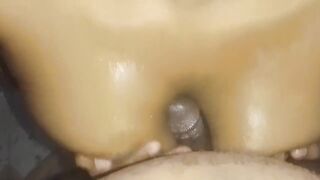He Fucks My Big Oiled Titties. Fascinating Titty Fuck